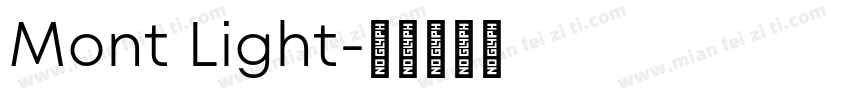 Mont Light字体转换